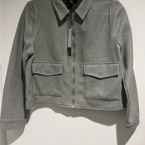 TRUTH by Republic Grey Zip Jacket NWT